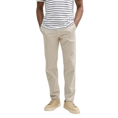 Abbildung von TOM Tailor Denim Regular Structured Chino, Herren, Größe: 34x34, Abbey stone mini houndstooth