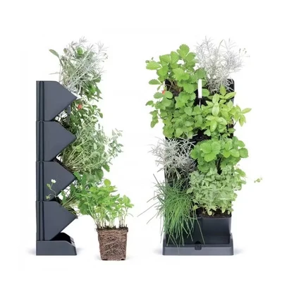 Abbildung von Cascade mini 8x Tabletts anthrazit stehend Meuwissen Agro