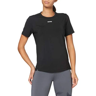 Abbildung von Bjorn Borg Damen Tee Cato T Shirt, Schwarze Schönheit, 40