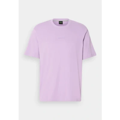 Abbildung von BOSS TEE Tshirt basic, Herren, Größe: Small, Light pastel purple