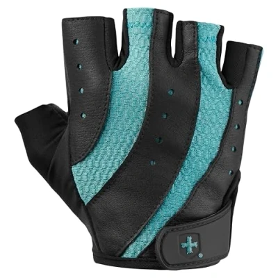 Abbildung von Harbinger Pro 2.0 Handschuhe für Gewichtheber, Frauen, Türkisblau, Small