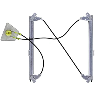 Abbildung von Valeo Fensterheber vorne rechts elektrisch ohne Elektromotor mit Komfortfunktion 850617 AUDI: A3 Schrägheck