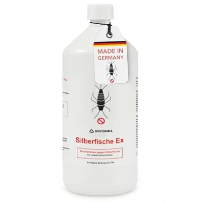 Abbildung von Bioformel LTK 008 Anti Silberfisch Spray Ex 1L Silberfische bekämpfen Mittel mit Langzeitwirkung Indorr &amp; Outdoor