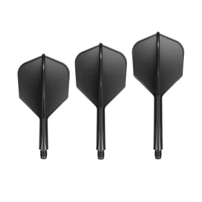 Abbildung von GOAT Air Black No6 Flights Kurz, 3 Kunststoff Dartflights