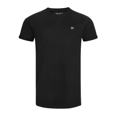 Abbildung von Indicode Jeans Kloge Tshirt basic, Herren, Größe: Small, Black