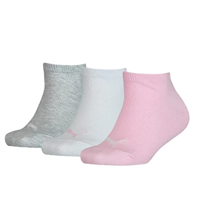 Abbildung von Puma Unisex Kinder Kids&#039; Quarter (3 Pack) Socks, Rose Water, 35 38 EU