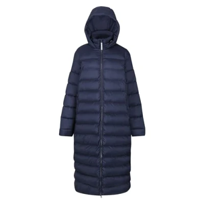 Abbildung von Regatta Damen Longline Padded Hooded Jacket Coat Gefütterter Mantel, Navy, 46