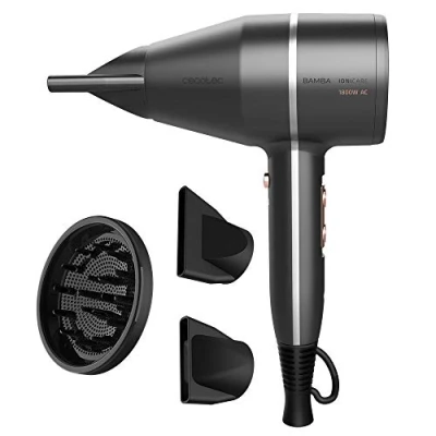 Abbildung von Cecotec 04210 Haartrockner, Bambus, ionicare 5500 Powerstyle, 1800 W, Haircare Technologie, Schwarz