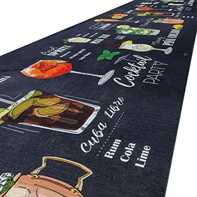 Abbildung von ANRO Küchenläufer Läufer GreenLine Flurläufer Teppichläufer Textil, Eckig, Höhe: 3 mm, Textil