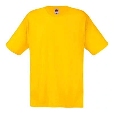 Abbildung von Fruit of the Loom T Shirt &#039;Original T&#039; / Yellow, S