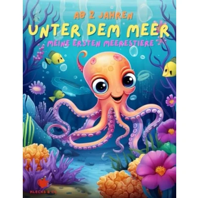 Abbildung von Unter dem Meer Meerestiere Malbuch: Meine ersten für Kinder ab 2 Jahren
