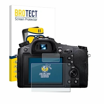 Abbildung von BROTECT Entspiegelungs Schutzglas für Sony Cyber Shot DSC RX10 IV Schutz Folie Panzerfolie Glas Matt [Extrem Kratzfest 9H, Anti Reflex]