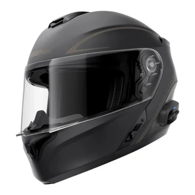 Abbildung von Sena Outrush R Bluetooth Klapphelm mit Intercomsystem (Schwarz, S)