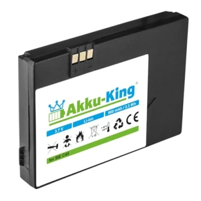Abbildung von Akku King kompatibel mit Siemens V30145 K1310 X213 Li Ion 900mAh für A50, C45, M50, MT50