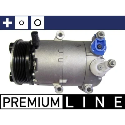 Abbildung von MAHLE ORIGINAL ACP 1333 000P Kompressor 7VS16ic 12V PAG 46 YF R1234yf, R134a mit Dichtring ohne Ölablassschraube FORD: MONDEO 4 Turnier