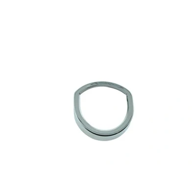 Abbildung von Tachoring oval SR1 SR2 chrom für Wappentacho Simson