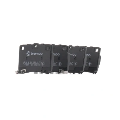 Abbildung von BREMBO P 54 026 Bremsbelagsatz mit akustischer Verschleißwarnung ohne Zubehör MITSUBISHI: PAJERO Sport 1 SUV, 2, Galloper