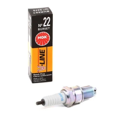 Abbildung von NGK 2470 Zündkerze M14 x 1,25 SW: 20,8 mm VOLKSWAGEN: Golf 3, TRANSPORTER 4 Bus, Cabrio, AUDI: Coupe B3, 80 B4 Limousine, 90 SEAT: Ibiza 2