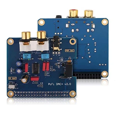 Abbildung von Bewinner I2S Interface HiFi DIGI DAC + Digitale Audiokarte für B+ Modell B 2B 3B PCM5122 Ausgang mit vergoldeter 3,5 mm Klinkenbuchse RCV Doppelklemme