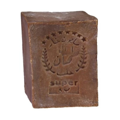 Abbildung von TUMELO Original Aleppo Seife 200g 60% Olivenöl 40% Lorbeeröl, handgemachte Olivenölseife Naturseife
