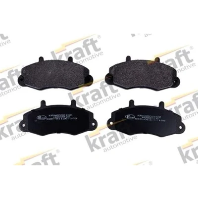 Abbildung von KRAFT 6002100 Bremsbelagsatz Vorderachse FORD: Transit Mk4 Pritsche/Fahrgestell, Mk3 Bus