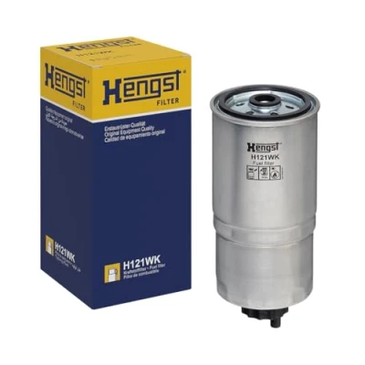 Abbildung von HENGST FILTER H121WK Kraftstofffilter Anschraubfilter BMW: 3 Limousine, FIAT: Punto II Schrägheck, Multipla, BRAVO 1, ALFA ROMEO: 156 Sportwagon, 166