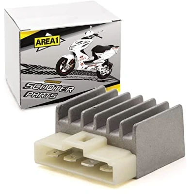 Abbildung von Area1 Spannungsregler Gleichrichter 12V für Motorroller mit 2Takt Motor. Kompatibel Aerox BWs Jog Neos Slider Why, Nitro Ovetto Stunt, F10 F12 F15, RS Ultima,