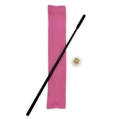 Abbildung von Soundman Reinigungsset für Querflöte Effektive und kratzfreie Reinigung in Sekunden: Querflöten Reinigungstuch + Reinigungsstab La Tromba Slide &amp; Cork Grease (3g) Lehrgang „Flute Basics“ (Pink)