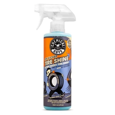 Abbildung von CHEMICAL GUYS® Tire Kicker TVD11316 Reifenglanz &amp; Kunststoffpflege Auto, Farbauffrischung für alle Kunststoffteile, Autoreifen, Gummi langanhaltender Schutz Pflege,Kunststoff Auffrischer 473ml
