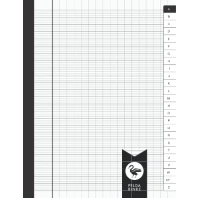 Abbildung von Cahier Répertoire Alphabétique 17 x 22 Grands Carreaux: 100 Pages 50 Feuilles Carnet de Notes