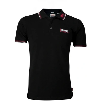 Abbildung von Lonsdale LION Poloshirt, Herren, Größe: XL, Black/dark red/white