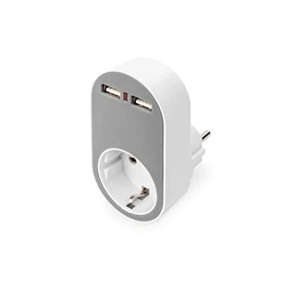 Abbildung von Digitus Adapter Steckdose Ausgangsstrom (max) 2400 mA Anzahl Ausgän USB Ladegerät (DA 70617)