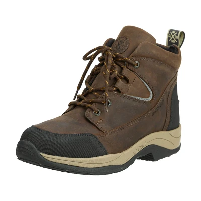 Abbildung von Suedwind Reitstiefeletten Field Lace GripFTX Unisex Leder Stiefeletten Allwetterstiefeletten für Stall &amp; Gelände Schnürung, Micro Dry Futter, Sohle chocolate Gr. 40