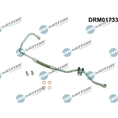 Abbildung von DR.MOTOR AUTOMOTIVE DRM01733 Ölleitung, Lader CITROËN: Jumper II Kastenwagen, Bus, PEUGEOT: Boxer Pritsche/Fahrgestell
