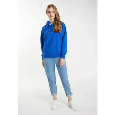 Abbildung von DREIMASTER Maritim Women&#039;s Hoodie S / Königsblau 100% Baumwolle