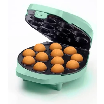 Abbildung von bestron Cakepop Maker &quot;DCPM12, Retro Design&quot;, 700 W, inkl. Cake Pop Butler, Gabel, 12 Sticks, Antihaftbeschichtung