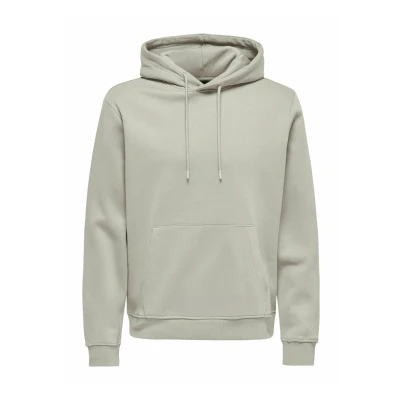 Abbildung von Only &amp; Sons Onsconnor Kapuzenpullover, Herren, Größe: XS, Silver lining