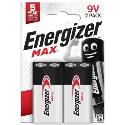 Abbildung von Energizer Batterien, Max 9V Blockbatterie Alkaline, 2 Stück