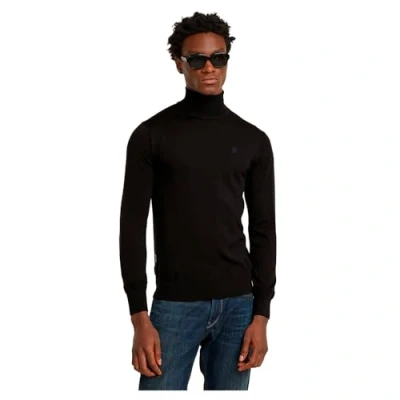 Abbildung von G STAR Premium CORE Turtle Strickpullover, Herren, Größe: Small, Black