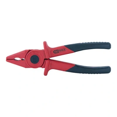 Abbildung von KS TOOLS 117.1765 Kombinationszange 19, 185, 33 Kunststoff mit Schneidefunktion