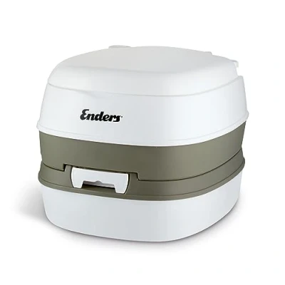 Abbildung von Enders® Campingtoilette Comfort, Kolbenpumpe, geringes Gewicht, glatte und hygienische Oberfläche