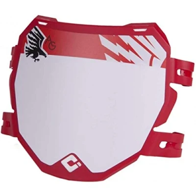 Abbildung von ODI Unisex Erwachsene Nummernschild, rot, 160mm