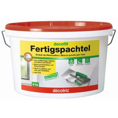 Abbildung von decotric® Spachtelmasse Decotric Decofill Fertigspachtel 8 kg