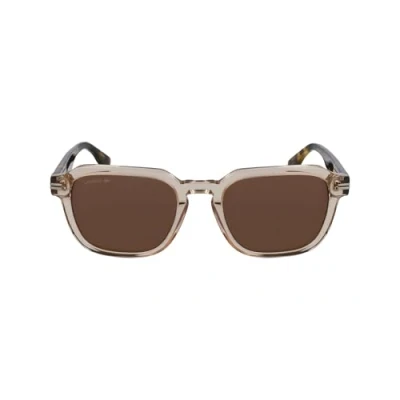 Abbildung von Lacoste Sonnenbrille, Herren, Größe: 52, Sand havana