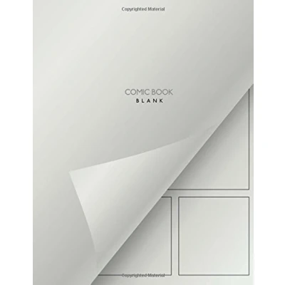 Abbildung von comic Book blank: with panels to create your own comics 100 pages