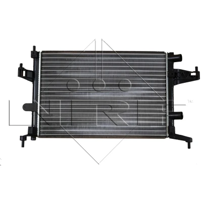 Abbildung von NRF 509596 Kühler, Motorkühlung Aluminium 540 378 23 Kühlrippen mechanisch gefügt OPEL: Tigra Twintop, Corsa C Schrägheck, Combo Kasten / Kombi