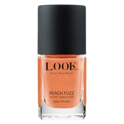 Abbildung von Look To Go veganer Nagellack PEACH FUZZ GLITTER 21 free &amp; PETA approved Made in Germany 12ml