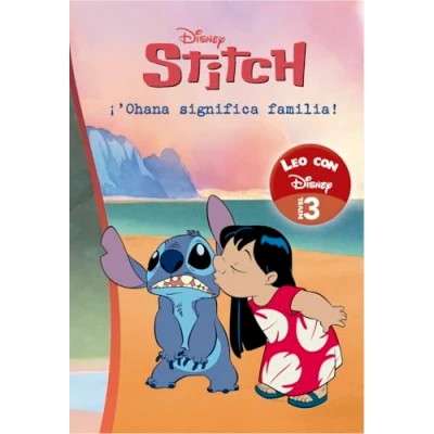 Abbildung von Lilo &amp; Stitch. Leo con Disney. Ohana significa familia (Nivel 3) (Disney. Lectoescritura) (Aprendo Disney)