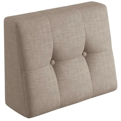 Abbildung von sunnypillow Rückenkissen Palettenkissen gesteppt Seitenkissen 60x40x20/10cm, Sandfarben