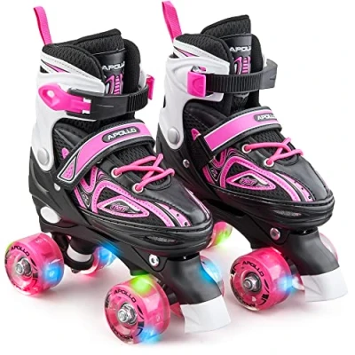 Abbildung von LED Rollschuhe größenverstellbar Super Quads X Pro